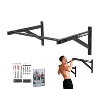 GORNATION Wall Mounted Pull Up Bar, Hanging Bar for Home Calisthenics & Strength, Heavy-Duty Pull Up Bars for Gym Equipment & Fitness Training, Indoor/Outdoor (Indoor, Small)