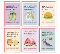 Goroar 36 Pack Joke Valentines Day Card for Kids with Envelopes, Valentines Day Gifts for Kids Classroom Exchange, Cute School Classmate Valentines Day Cards, 6 Designs
