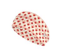 Goronwyfloyd Canadian Flag Headbands with Button Anti-Slip Wide Nursing Headbands for Unisex Elastic Ear Protection Holder for Nurse's Day Sports