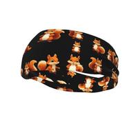 Gorp Squirrel Squad Yoga Sports Fitness Headband, Unisex Running Basketball Elastic Headband, Sports Sweat-Absorbing Band,