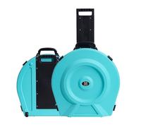 Gorpanix C1000T SE 20" Rolling Cymbal Case - Fits Up to 10 Cymbals - IP67 Waterproof Hard Shell Drum Gear Case with Wheels & Foam Insert - Travel-Ready Protective Storage for Drummers (Arctic Mint)