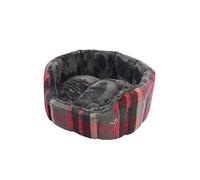 Gorpets Camden Deluxe Bed Large 76 cm (30 Inch) Red Check