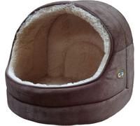 Gorpets Nordic Hooded Bed - Brown - Medium
