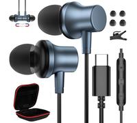 GORPWA USB C iPhone Light-ning Headphones [MFi Certified] Light-ning HiFi Magnetic Sound Isolating Headphones with Microphone Compatible with Phone 14/13/12/11