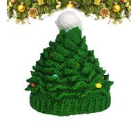 Gorro De Navidad, Gorro De Punto Con Diseño De Árbol De Navidad | Gorros De Invierno Gorro De Papá Noel Gorro De Navidad -