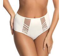 Gorsenia Women's High Waist Lace Briefs K498 Paradise, Light Beige,12