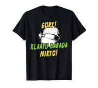 Gort Klaatu Barada Nikto - Retro 50's Sci Fi Movie T-Shirt T-Shirt