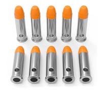 GORTAR 357 MAG Snap Caps Training Dummy Rounds Practice Safe Loading Firing Close to Real Weight -10 Pcs