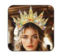 GORTIN Gold Headbands Rhinestones Bride Wedding Headband Baroque Headpiece Bridal Hair Accessories for Women