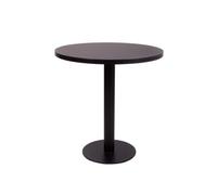 Gorzan Cast Iron Quality Round Table Black Large Dining Black Laminate 600mm Diameter Round