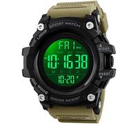 Gosasa Big Dial Digital Watch S Shock Men Military Army Watch Water Resistant LED Sports Watches (Denim Black)