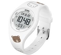 Gosasa Casual Simple Style Silicone Strap Women Men Sports Watches 30M Waterproof, Digital-Bear