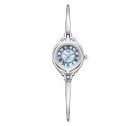 Gosasa Classic Vintage Bangle-Style Women's Watch with Small Dial and Thin Strap Elegant Dress Analog Ladies Wristwatch Fashion Waterproof Quartz Women Gold Watch, Silver Blue a, Elegant
