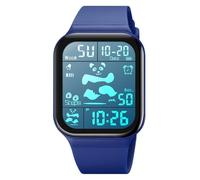 Gosasa Fashion Unisex Digital Sport Watch Easy to Read Big Face Large Number Display 50M Waterproof Outdoor Casual Wristwatch for Men Women, L Blue Black, Sport