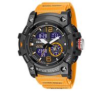 Gosasa Gold Watch for Women Vintage Bracelet Luxury Natural Gemstone Oval Dial Stainless Steel Waterproof Elegant Women's Analog Qaurtz Watch, Orange, Digital,Quartz Movement