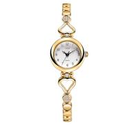 Gosasa Ladies Fashion Quartz Wrist Watches Elegant Watch for Women Waterproof Stainless Steel Strap Luxury Women Watch, gold, Elegant