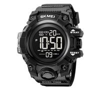 Gosasa Men's Large Face Digital Sports Watch - Waterproof Military Wrist Watch with Countdown Timer, LED Backlight, and Big Numbers- Perfect for Outdoor Activities & Sports