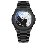 Gosasa Men's Quartz Watch Middle Eastern Arabic Numeral Dial, C Black, Fashion
