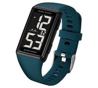 Gosasa Square Men's and Women's Leisure Sports Digital Watch Multifunctional Sports Watch Digital Dial Waterproof LED Watch Fashion Minimalist Design, Blue, Others, leisure time