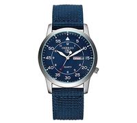 Gosasa Unisex Military Watches Sport Textile Nylon Strap Stylish Men Watch Luminous Fashion Watches Analog Display Quartz Waterproof Casual Wristwatch, M-Blue, Casual