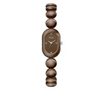 Gosasa Vintage Dainty Women's Quartz Bracelet Watch - Luxury Minimalist Oval Gold Dial Slim Elegant Dress Women's Diamond Watch Waterproof