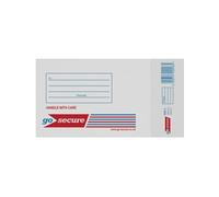 GoSecure Bubble Envelope Size 1 Internal 90x145mm White (Pack of 100)