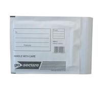 GoSecure Bubble Envelope Size 3 Internal Dimensions 140x195mm White (Pack of 100) KF71448