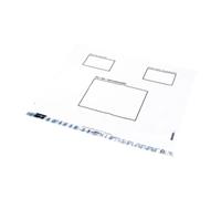 GoSecure Envelope Extra Strong Polythene 440x320mm Clear (100 Pack)