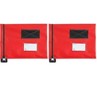 GoSecure Flat Mailing Pouch 286x336 mm Red FP7R (Pack of 2)