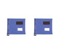 GoSecure Flat Mailing Pouch 355 x 381 mm Blue (Pack of 2)