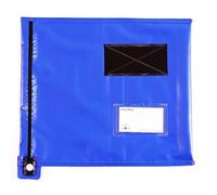 GoSecure Flat Mailing Pouch 355x381mm Blue CVF2+ Free finchley Refill Pen (7)