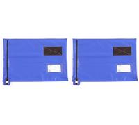 GoSecure Lightweight Security A3 Pouch Blue (Pack of 2)