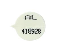 GoSecure Security Seals Numbered Round White (500 Pack) WSealNO
