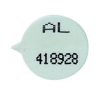 GoSecure Security Seals Numbered Round White (Pack of 500) WSealNO, 15mmX 9mm