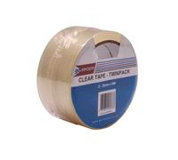 GoSecure Twin Pack Tape 25mmx66m Clear (6 Pack) PB02305