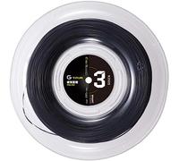 GOSEN G-Tour 3, 17L Black 770' Good Feeling at Impact, Polyester Tennis String