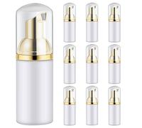 Gosera 10PCS 30ML Plastic Foaming Bottle Soap Mousses Liquid Dispenser,Froth Shampoo Lotion Bottling Foam Bottles