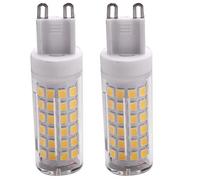Gosera 10W G9 100 LED Light Bulbs LED Corn Light Bulbs Ceramic, No Flicker, Wide Beam Angle, 2PCS Natural White