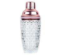 Gosera 13Oz Glass Cocktail Shaker Set - Glass Shaker for Cocktails, Drink Shakers Cocktail and Cocktail Shakers Rose Gold Easy to Use