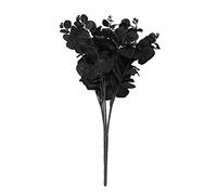 Gosera 20 Heads Artificial Black Eucalyptus Fake Flower Plant Wedding Decoration