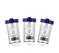 Gosera 3 Pieces Hydrogen Peroxide Contact Lens Case Cleaner, Eye Scleral Contact Lens Stiff Clip Washer Machine, Portable
