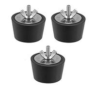 Gosera 3Pcs 38mm Rubber Winterizing Plug Swimming Pool Sealed Anti-Freeze Expansion Plug Drain Pipe Pipes Antifreeze