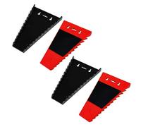 Gosera 4 Pack Magnetic Wrench Organizer Set Wrench Organizer Tray for Tool Box and Wall Mounted Magnetic Wrench Holder Fit Easy Install