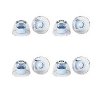 Gosera 4 Pairs Liquid Silicone Ear Tips Enhances Clarity Noise Isolating Ear Caps Reusable Eartips for Explorer 4U NX8 Cantor M