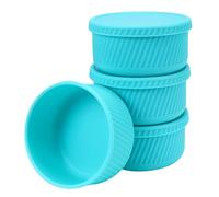 Gosera 4 PCS Air Fryer Egg Poacher Blue Silica Gel for Air Fryer, Easy to Clean, for Fried Egg Muffin Sandwiches