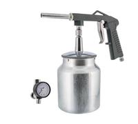 Gosera Air Undercoating SprayGun with Regulator,Suction Feed Cup Apply Sprayable Truck Bed Liner Coating, Rubberized Undercoat