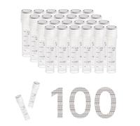 Gosera Cryovials Sterile Tubes 2ml Lab Vials with Caps Cryovial for Low Temperature Storage, Case of 100 Easy to Use