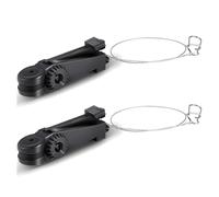Gosera Fishing Downrigger Line Release Clips with Leader Snap Weight Release Clips for Kites Planer Board Downrigger Trolling A