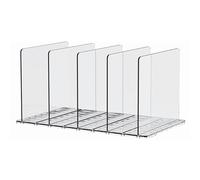 Gosera Purse Organizer for Closet, Shelf Dividers for Closet Organization Adjustable Plastic Handbag Organizers for Closets Easy to Use