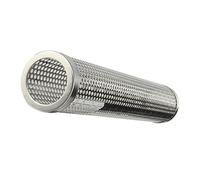 Gosera Round BBQ Grill Hot Cold Smoking Mesh Tube Smoke Generator Stainless Steel Smoker Wood Pellet Kitchen Outdoors Barbecue Supplies-round section